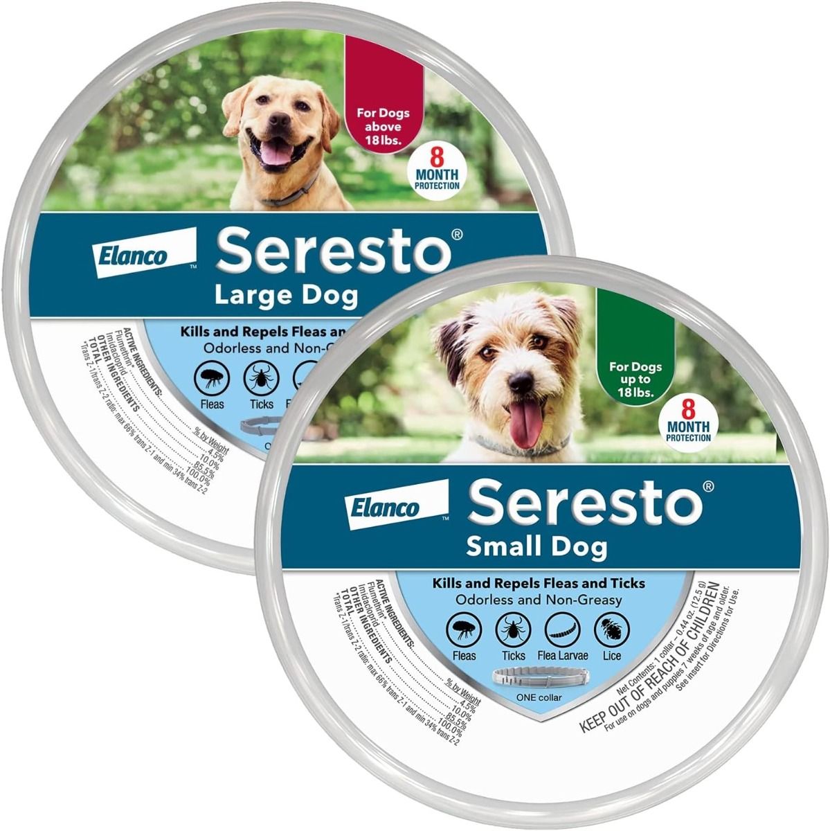 Seresto Grote Hond Vlooien- & Tekenhalsband: 8 Maanden Langdurige Bescherming! Dierenarts Aanbevolen