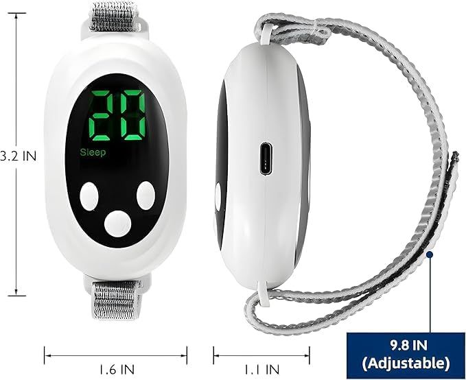 Intelligent slaapapparaat,Slaaphulpapparaat Handheld laagfrequente puls van microstroom Slaapmachine Verlichting van slapeloosheid Hulp bij angst en slaap