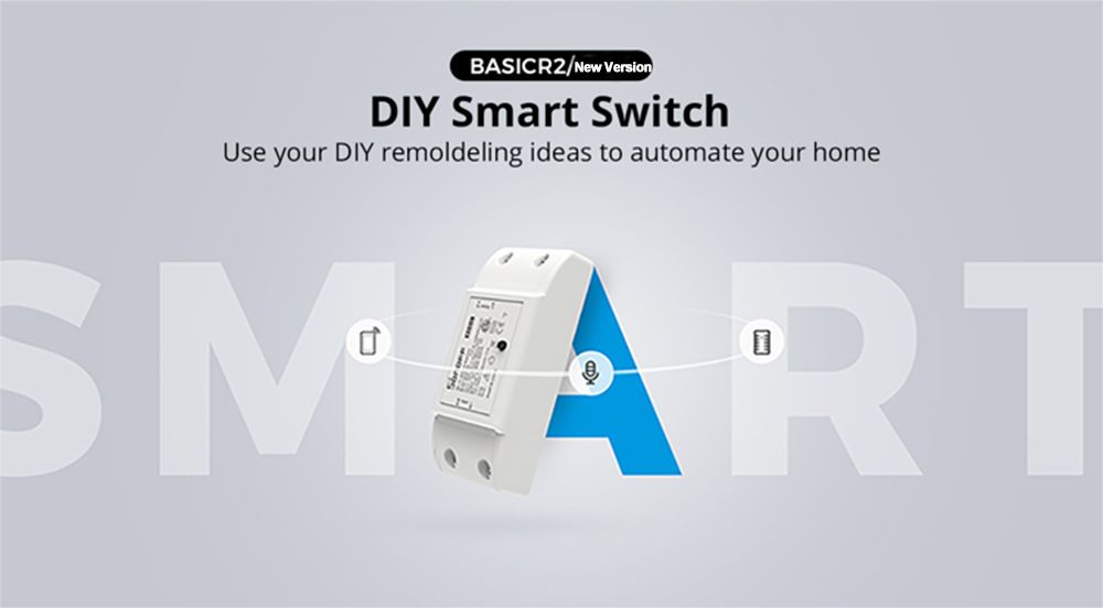 SONOFF Basic R2 Wifi Schakelaar Module Slim Thuis Timer Alexa Google Assistant eWeLink App Verlichtingsregeling