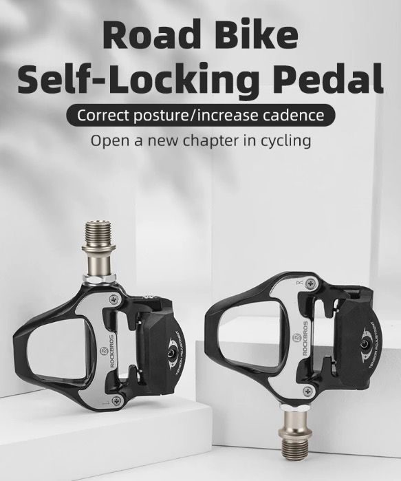 ROCKBROS SPD-SL Fietspedalen Ultralicht Aluminium en Afgedichte Lagers voor Prestatiegerichte Racefiets Efficiëntie