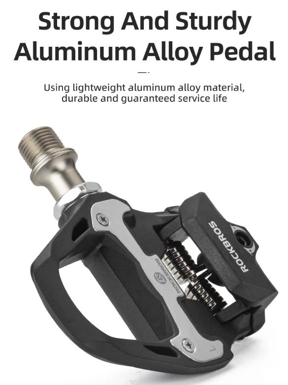 ROCKBROS SPD-SL Fietspedalen Ultralicht Aluminium en Afgedichte Lagers voor Prestatiegerichte Racefiets Efficiëntie