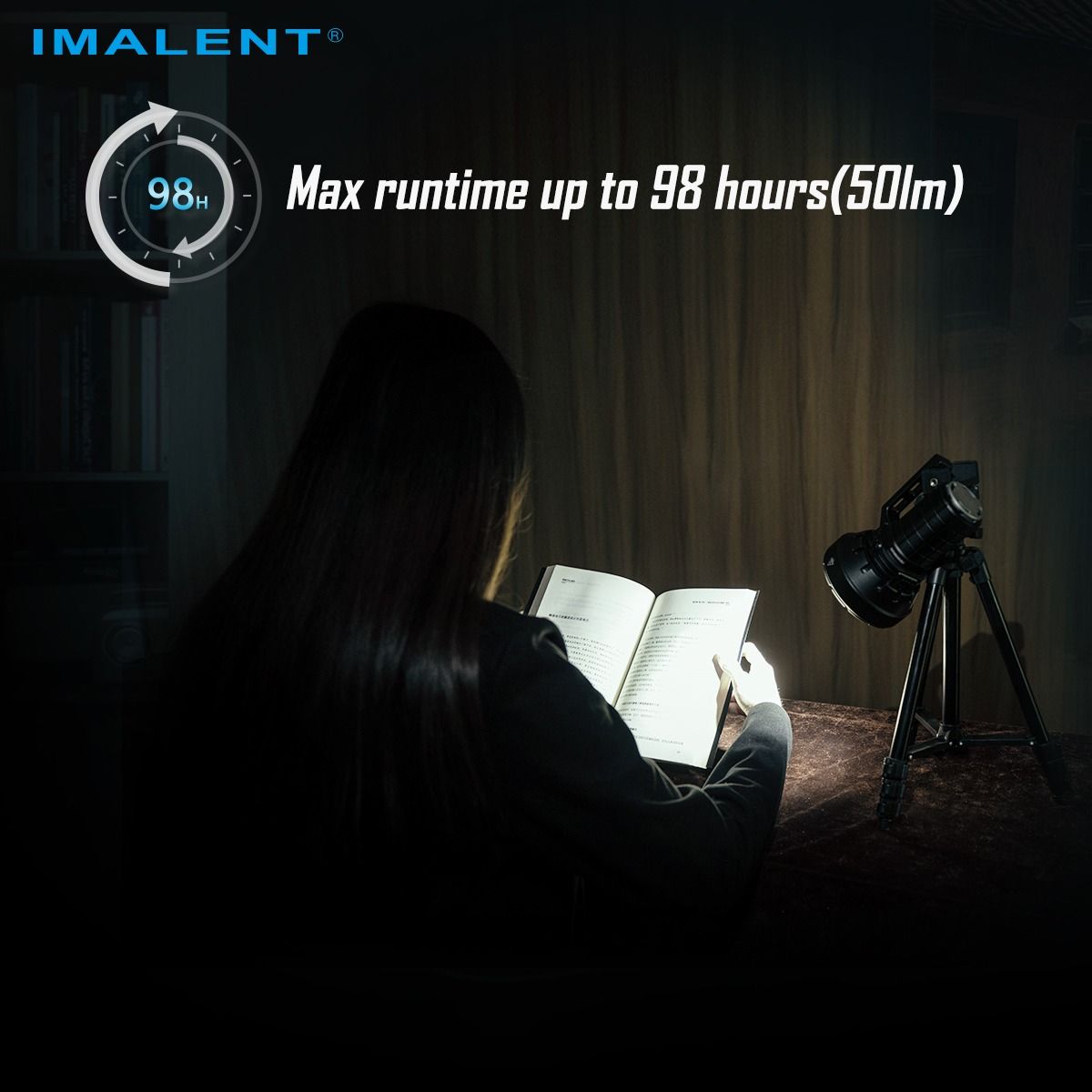 IMALENT SR16 55000 Lumen Lange Straal Zaklamp 1715 Meter LED Zaklamp
