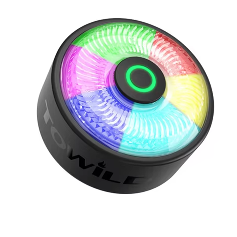 TOWILD TL03Pro LED Fiets Achterlicht Slimme Remsensor Zevenkleuren Knipperend Duurzaam Fietsaccessoire