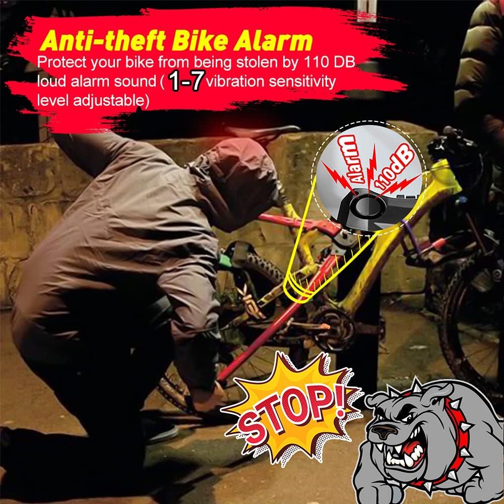 Slim fietsachterlicht met richtingaanwijzers, oplaadbare fietshoorn fietsalarm met afstandsbediening, automatisch detecterende fiets richtingaanwijzers lichtalarm