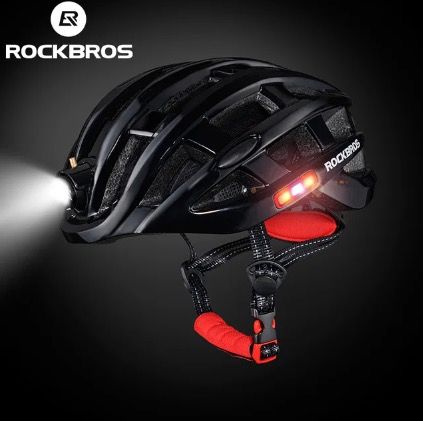 ROCKBROS lichte fietshelm ultralichte helm met geïntegreerde veiligheidsverlichting en USB-oplading fietsaccessoires