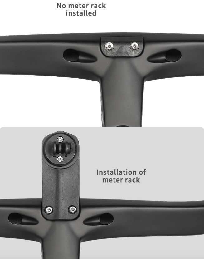 TOSEEK TR5500 racefiets stuur met volledig koolstofvezel stuurpen en geïntegreerde fietsaccessoires ultralicht