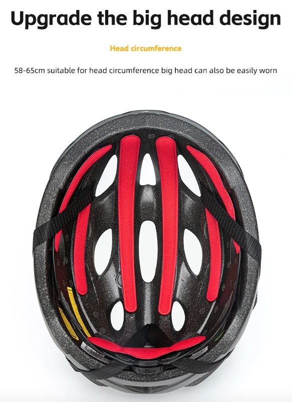 ROCKBROS Fietshelm met ultralicht ontwerp integraal gevormd EPS ademend comfort en schokbestendigheid MTB