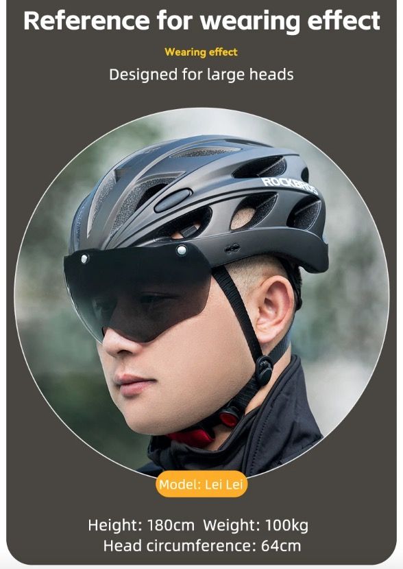 ROCKBROS Fietshelm met ultralicht ontwerp integraal gevormd EPS ademend comfort en schokbestendigheid MTB