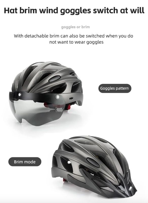 ROCKBROS Fietshelm met ultralicht ontwerp integraal gevormd EPS ademend comfort en schokbestendigheid MTB