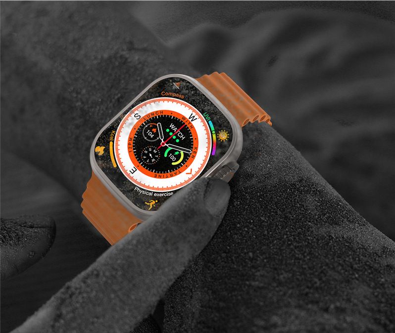 49mm Smartwatch Ultra 9 Bluetooth bellen NFC Kompas GPS-route tracking IP68 Smartwatch