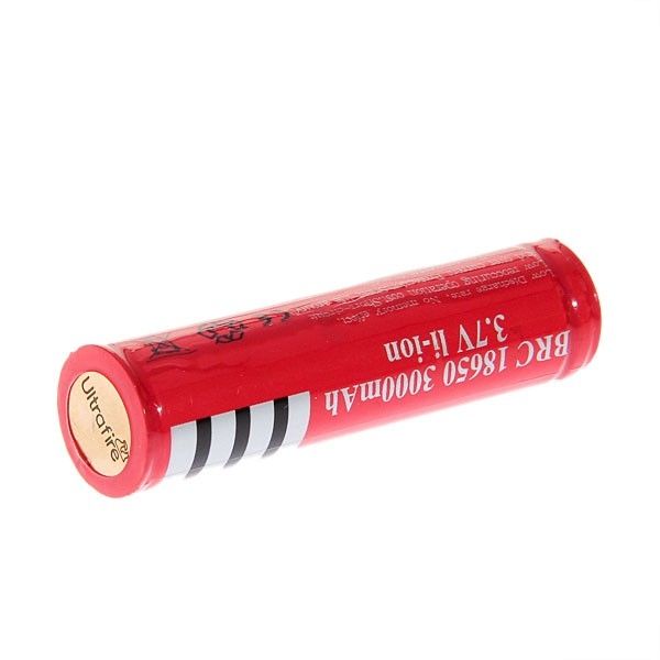 UltraFire 18650 3.7V 3000mAh Oplaadbare Batterij voor Zaklampen, Vape-apparaten, Apparaten met Hoog Stroomverbruik, Milieuvriendelijk