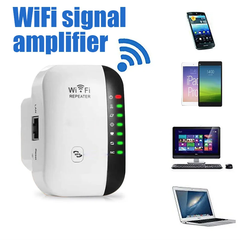Wifi Repeater Draadloze Signaalversterker Uitgebreide Netwerkversterker Thuisrouter Door De Muur Slaapkamer Ontvangst Bewegend