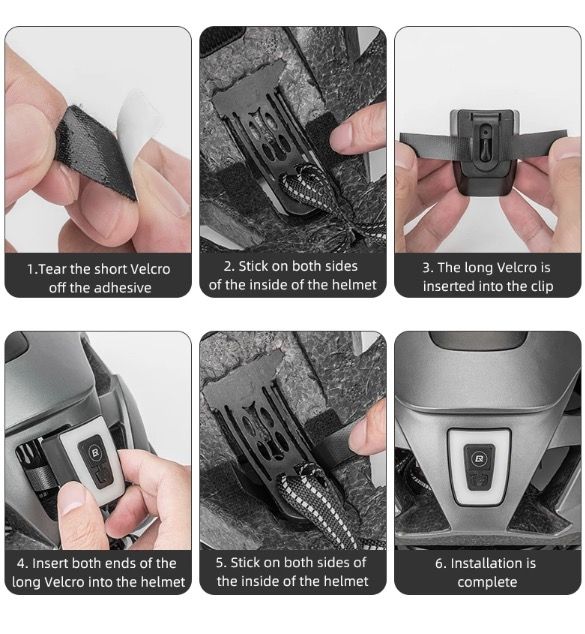 ROCKBROS fietshelm met geïntegreerd LED-licht en ultralicht ontwerp voor zichtbaarheid en comfort fietsveiligheid