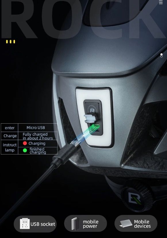 ROCKBROS fietshelm met geïntegreerd LED-licht en ultralicht ontwerp voor zichtbaarheid en comfort fietsveiligheid