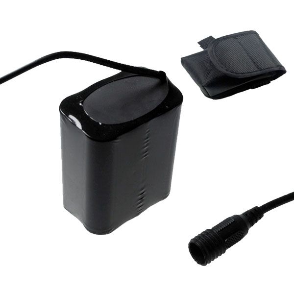 UltraFire 8.4V 13200mAh hoge capaciteit accu voor fietskoplamp met schroefvast interface LED fietslamp