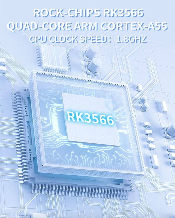 POWKIDDY X55 Draagbare gameconsole Retro Gaming 5.5 inch scherm IPS-display RK3566 processor Gamen onderweg