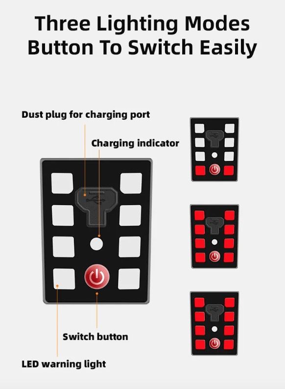 ROCKBROS Fietshelm met LED-achterlicht Ultralicht en Waterafstotend MTB en Racefietshelm Fietsveiligheid