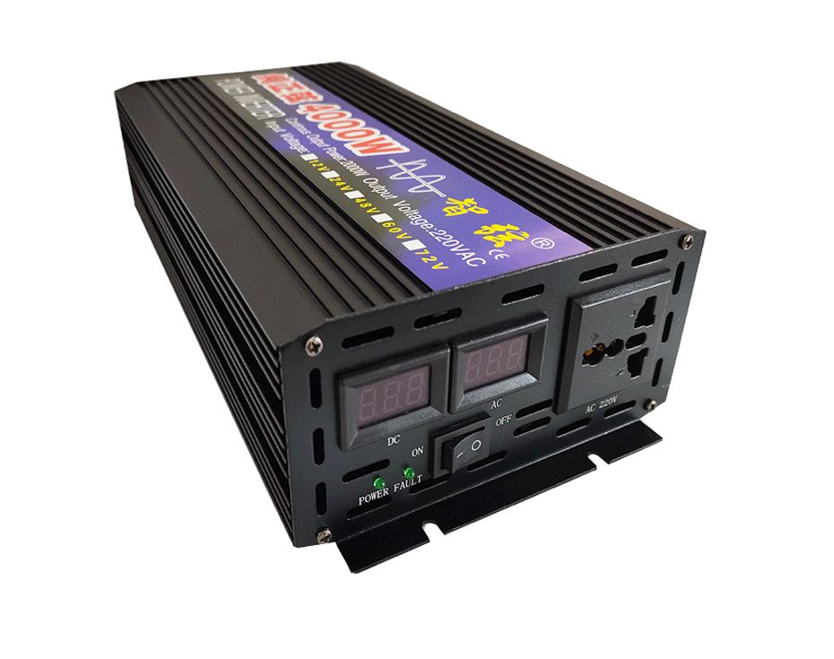 Zuivere sinusomvormer 2000W 3000W 4000W met LED-display voor gevoelige elektronica, thuisback-up en kamperen